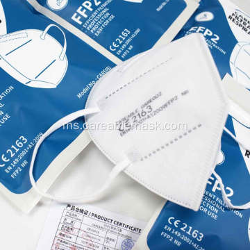 CE2163 FFP2 3D Facemask EN149 5PCS BAG yang boleh dirawat